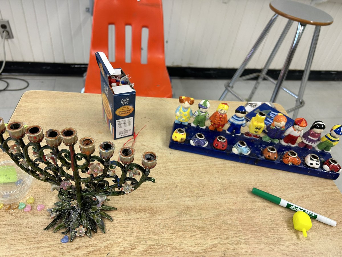 Mrs_Buchanan13's tweet photo. Taking time to learn about different celebrations this time of year! #Hanukah @WortleyTVDSB https://t.co/3FxiCXfjCS