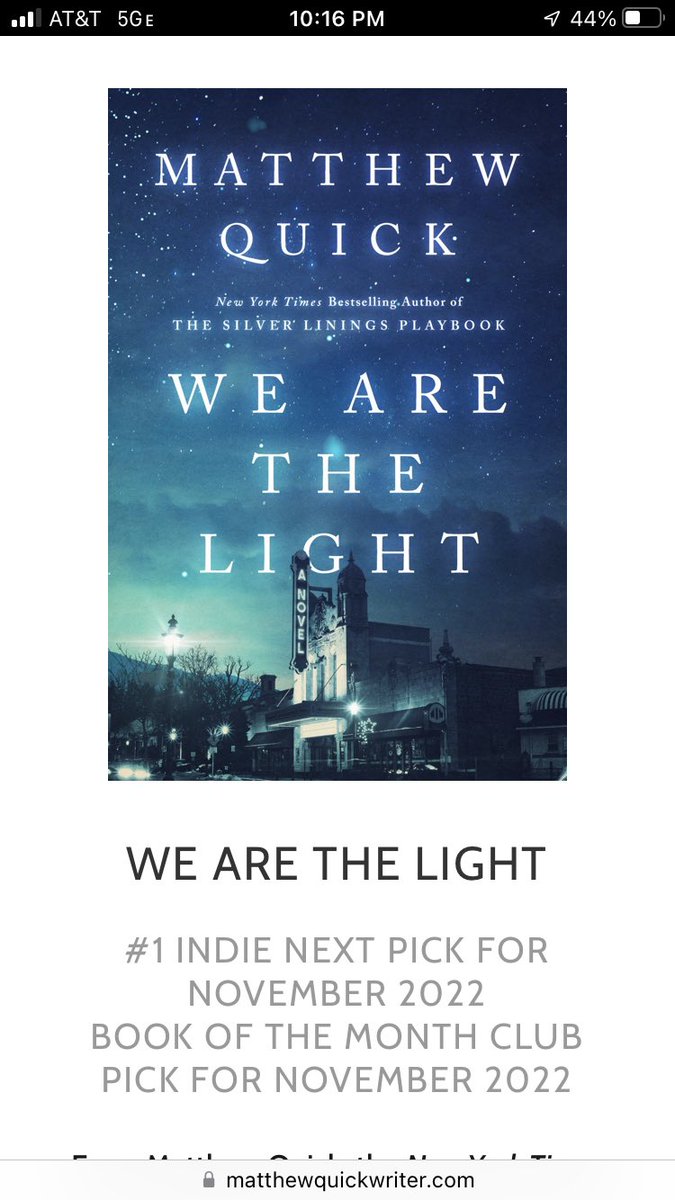 #CollsBookFest fave #MatthewQuick returns to our area on Mon 12/12, 7PM, Cherry Hill Public Library, Cherry Hill, NJ. Register at chplnj.evanced.info/msignup/Details