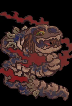 きょうの妖怪 #和漢百魅缶  通算7255体目【暮頭】当願・暮当のはなしは、能(『当願暮頭』)だと役割が逆になってて、暮当(暮頭)が蛇道に墜ちるほうになってます。 
