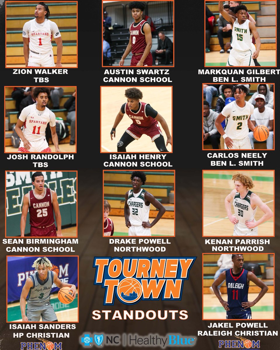 #PhenomTourneyTown Day 1 Standouts
#HealthyBlueNC 
<a href="/zionnwalkerr/">Zion Walker 3⭐️</a> 
<a href="/_joshrandolph_/">Joshua Randolph 🛸</a> 
<a href="/austin_swartz23/">austin swartz</a> 
<a href="/ucantguardzay/">Isaiah Henry</a> 
<a href="/blessedqun/">quan🖤</a> 
<a href="/carlos_neely/">Cj Neely👣</a> 
Sean Birmingham 
<a href="/powellxdrake/">Drake Powell</a> 
<a href="/KenanParrish/">Kenan Parrish</a> 
<a href="/isaiah3s/">Zayyy</a> 
<a href="/jakelpowell11/">Jakel Powell</a>