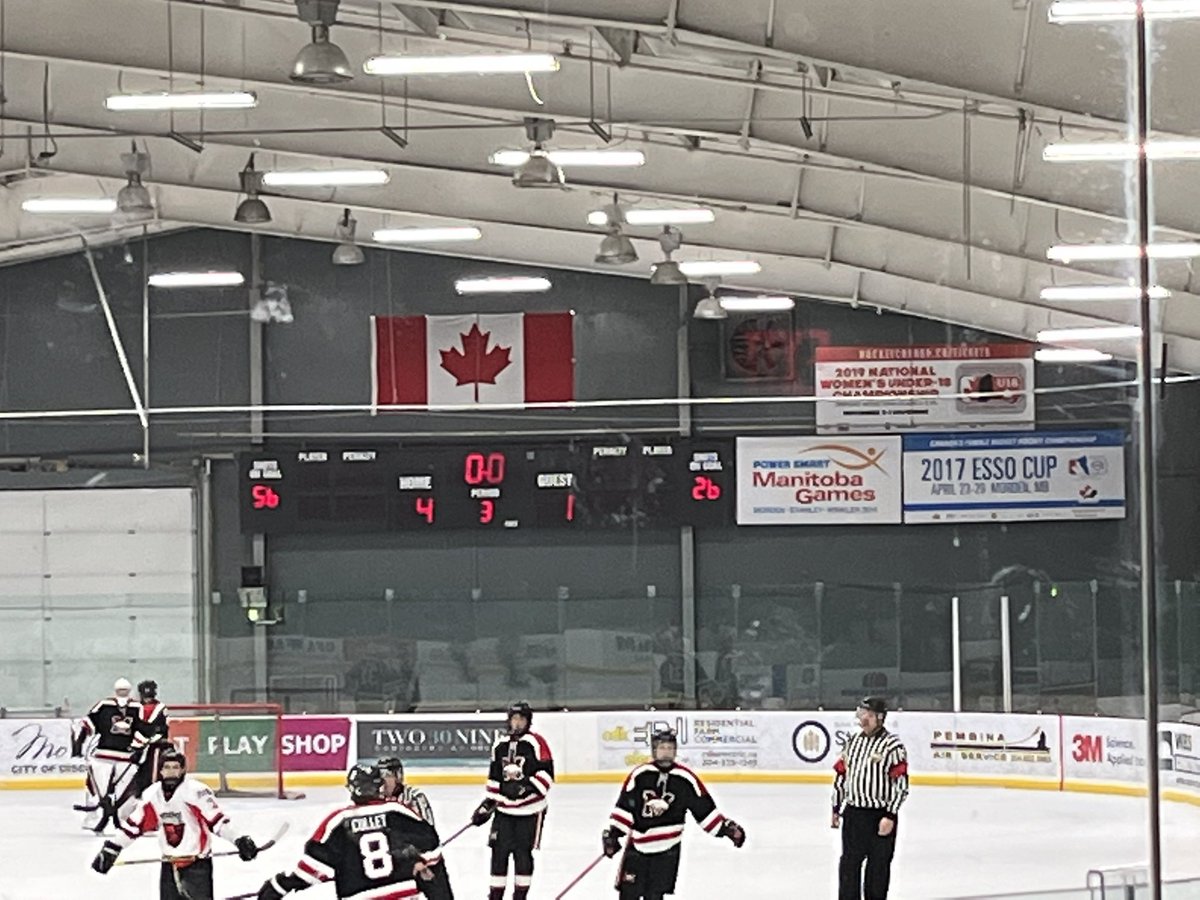 Mustangs lose 4-1 to Morden. Goal from Voth