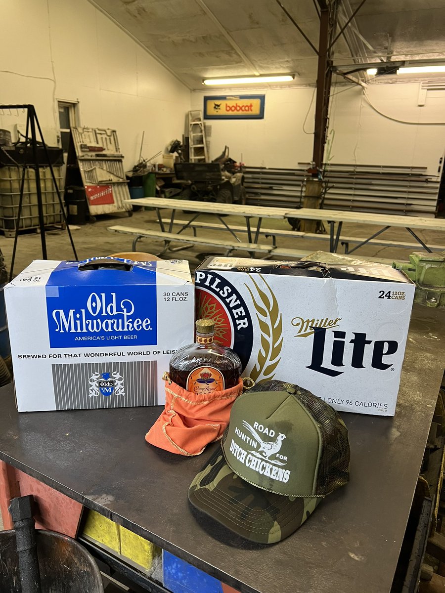 SJensen12's tweet photo. @BelliedUpPod Northern Iowa deer camp, and a fresh lid https://t.co/8UMFPxIgUa