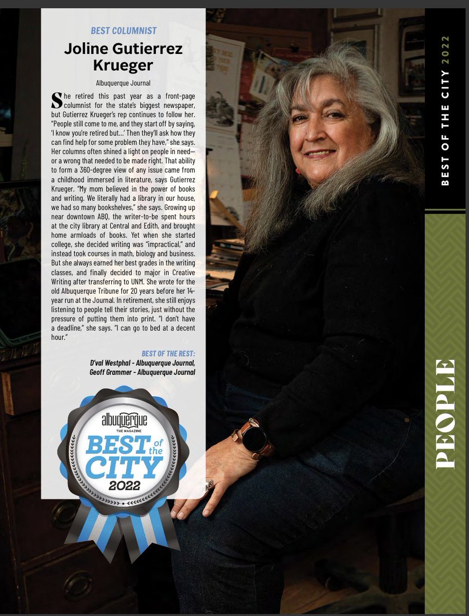 jolinegkg's tweet photo. In the end, it was always about you, the readers. All the long hours, the shit, the deadlines — all worth it because of you. Thanks for allowing me this honor one last time. Thanks for reading and hanging with me these past 14 years. I am forever grateful. #ABQthemagazine https://t.co/GDQqZPm4hc