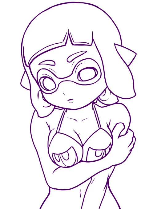 続き描かなそうなイカちゃん 