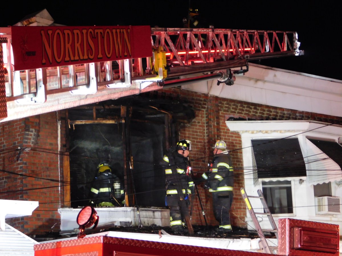 <a href="/NorristownFire/">Norristown Fire Dept</a> units on Arch Street with a fully involved second floor dwelling fire <a href="/EastCoastAlert/">911 Emergency Communications Dispatcher</a> <a href="/EmergMgt/">Emergency Management Group Inc.</a> <a href="/RealTrafficdan/">Trafficdan</a> <a href="/rotondo_nick/">Nick Rotondo Jr.</a> <a href="/upper_fire/">Upper Merion Township Fire Police - Station 56</a> <a href="/GoodwillFire32/">Good Will Fire Co.</a> <a href="/eng32ine1/">Mike Gallagher Jr.</a> <a href="/ESV911/">Mark's Emergency Vehicles</a> <a href="/pcrs29/">Peter Stathopulos</a> <a href="/PerkiomenFire/">Perkiomen Township Fire Company</a> <a href="/mikeyb4746/">Mike Bralski</a> <a href="/ConshyFireCoNo2/">Conshy Fire Co No 2</a> <a href="/HarmonvilleFire/">Harmonville Fire Co</a>