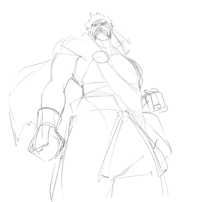Some fighting game sketches #FGC 
