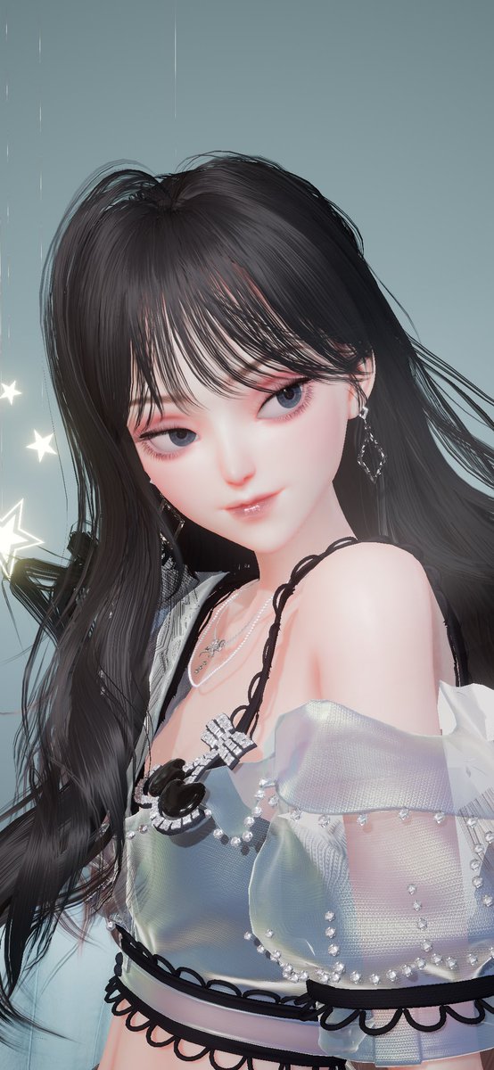 「最近の着せ替えゲームはすごい・・!甘めも三白眼も自由自在で好みの女子が作れる#き」|ナツキノリ/お仕事募集中のイラスト