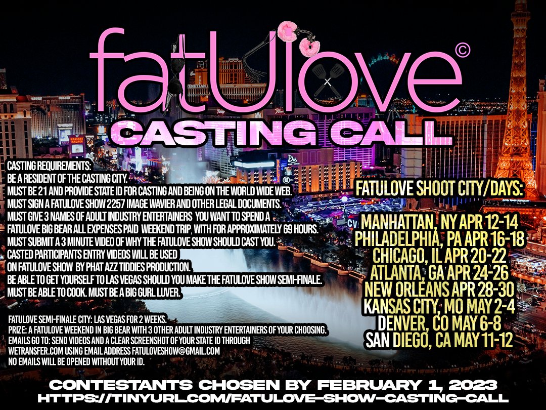 Be a contestant with @lexxxiluxe and <a href="/cottoncandi1Luv/">REALCottonCandiXXX all rights reserved ©®™</a> on the <a href="/FatULoveShow/">FatULove Reality Show</a> GET MORE NFO TINYURL.COM/FATULOVE-Show-…