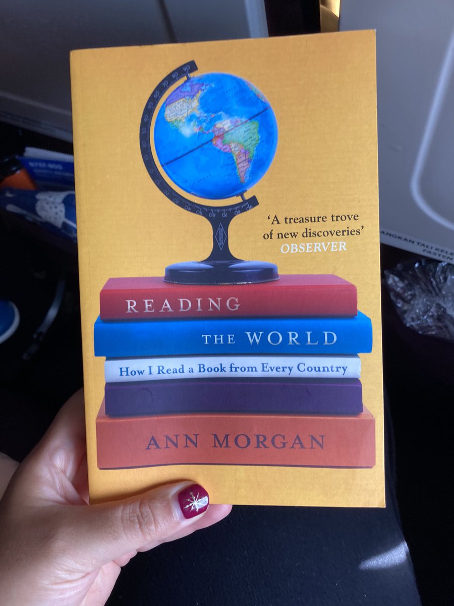 Rather fitting that my last purchase in KL was from the fabulous Kinokuniya bookshop (which we also have in PP) and it was this wonderful book! Full of inspiration for the end of my book project from <a href="/A_B_Morgan/">Ann Morgan</a> #readingwomen #translatemorewomen
