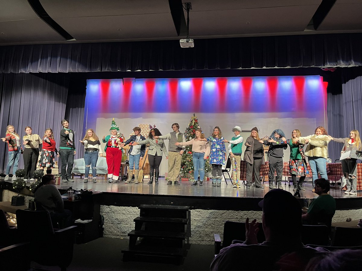 LCHSReadstoLead's tweet photo. Kara Bloomfield Johnson’s drama department did not disappoint! If you missed In-laws Outlaws and other People who Should Be Shot this evening, you have two more chances to see it at 6 pm Saturday and 2 pm Sunday! Come out and enjoy a hilariously good show! https://t.co/dLMBiQ3aSs