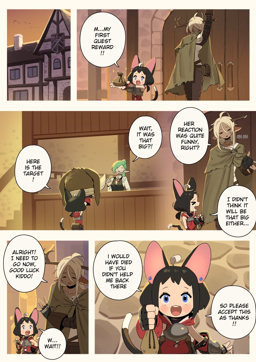 The Red Cat's Adventure 
Ch.4: Found 🐕‍🦺

(Read from left to right) 