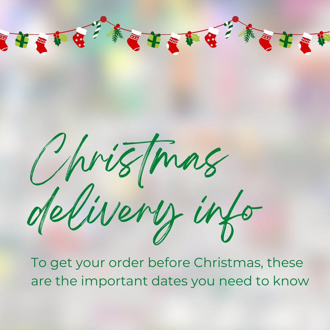 To get your order before #Xmas, here are the dates you need to know: 
2nd class - orders must be placed on or before Fri 16th Dec
1st class and expedited options - orders must be placed on or before Tues 20th Dec
If you're ordering prints, the deadline is Wed 21st Dec before 1pm