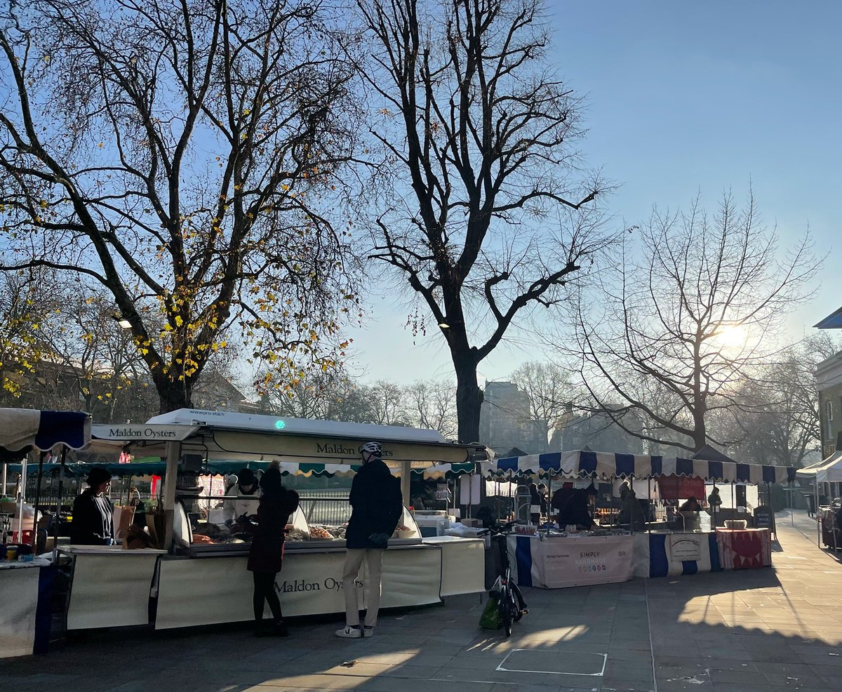 Good morning from our Fine Food Market. Would you like to know who’s here today? partridges.co.uk/foodmarket