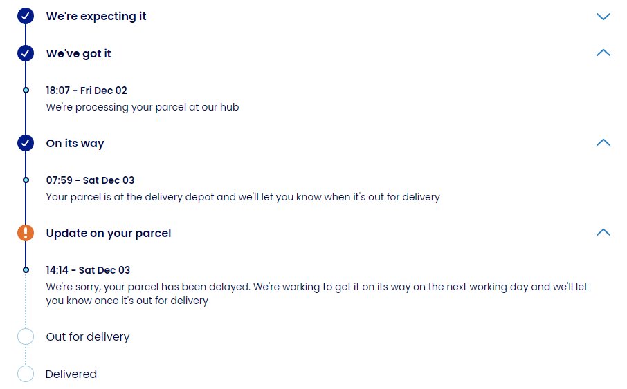 @katiebentley0 @BBCWatchdog It's my one week anniversary today. How can you lose a parcel in the depot? Won't be shopping at @Jacamo again if they continue to use these cowboys. #EVRI