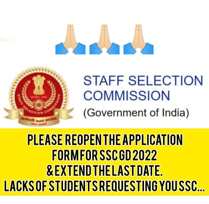 gowrathi1081997's tweet photo. #sscgddateextend sir please extend the date sir https://t.co/QuSCSxSKyr