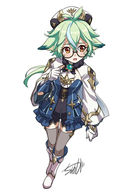 スクロースです。原神の中で一番かわいいキャラクターです。 