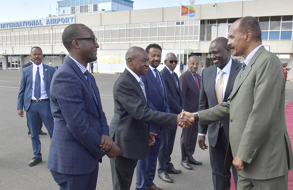 hawelti's tweet photo. President William Ruto &amp; his delegation, which included Cabinet Secretary &amp; Defence Minister Aden B. D. Gure; Deputy Chief of Staff Josphat K. Nanok;  Senators J. K. Mandago &amp; A.K. Cheruiyot; &amp; other officials, departed at mid-day today winding down their fruitful official visit https://t.co/lglWmwlZWB