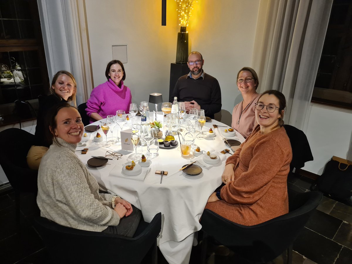 After a meeting with the interuniversity group Oedema discussing the programme of a new symposium, we had together a fantastic dinner; Mira Meeus we missed you!
SAVE THE DATE of our next Oedema symposium: 21-10-2023 !!
<a href="/OedemaNews/">Oedema</a> <a href="/caredonnews/">CarEdOn Research Group</a>  <a href="/KULeuvenPT/">KU Leuven PhysioTher</a>  #ugent #uantwerpen