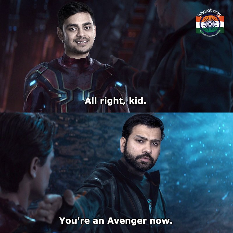 thebharatarmy's tweet photo. 👋 Say hello to our new entrant in the ODI double centurions club! 😜

#IshanKishan #INDvBAN #BANvIND #TeamIndia #BharatArmy https://t.co/Xgm1dzQnd1