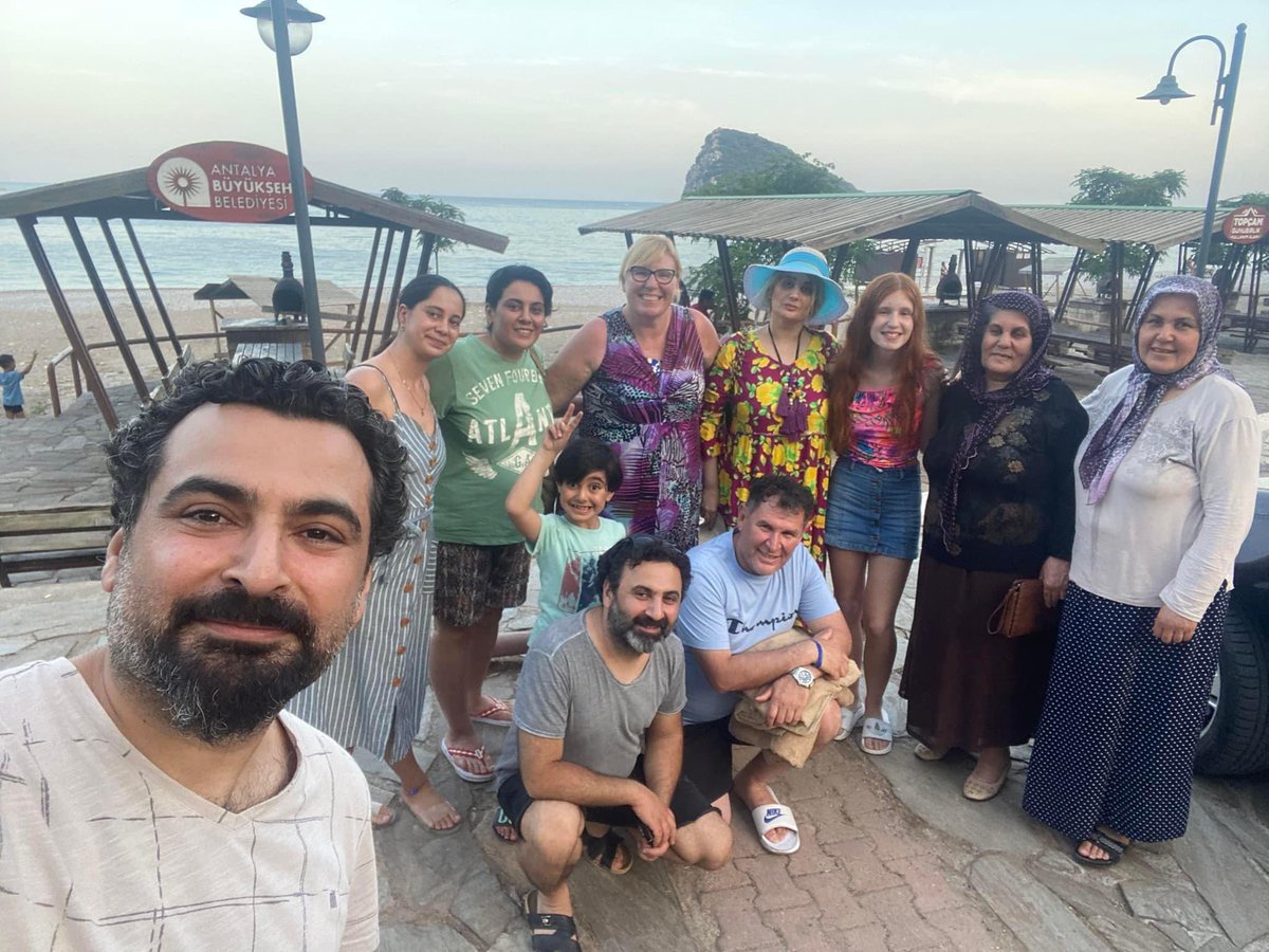 manditherbert's tweet image. Thanks @UKgovcomms once again for making a cracking decision - see this lovely man at the front of the photos - livs uncle Bilal. A non uniform police man in Turkey. Welcomed us in May in Antalya- Applied for a visa to come to UK for 2 weeks yes you guessed it DECLINED.