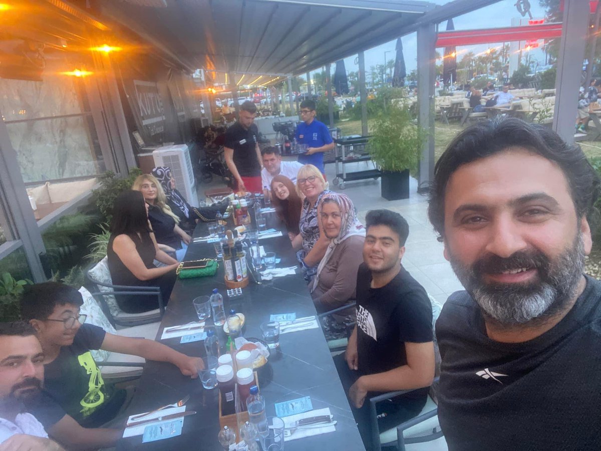 manditherbert's tweet image. Thanks @UKgovcomms once again for making a cracking decision - see this lovely man at the front of the photos - livs uncle Bilal. A non uniform police man in Turkey. Welcomed us in May in Antalya- Applied for a visa to come to UK for 2 weeks yes you guessed it DECLINED.