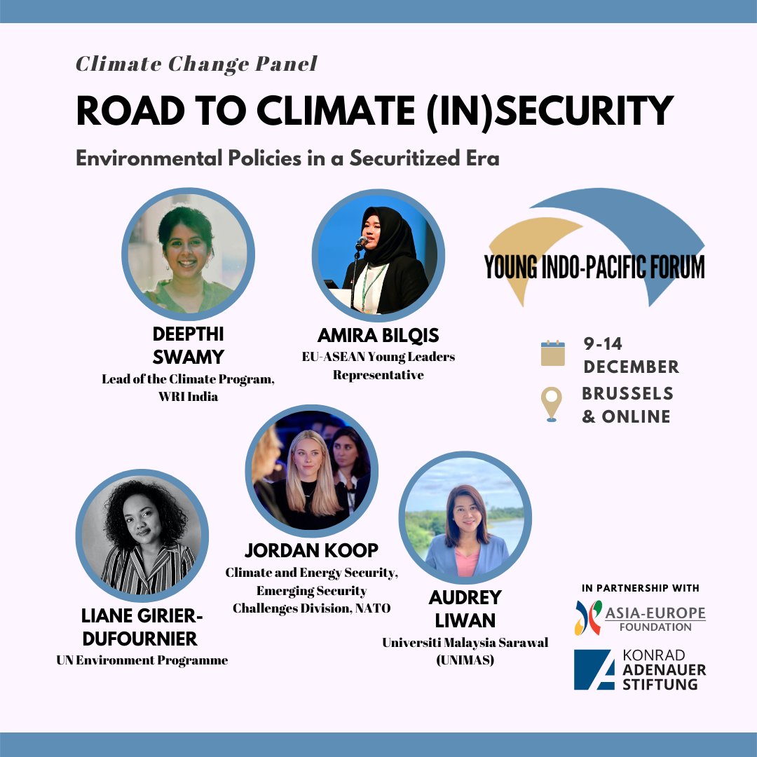 yipforum's tweet photo. ๐Day 2 of the Young Indo-Pacific Forum #YIPF2022
๐กHave you seen who will be speaking at our Climate Change, Trade, and Human Rights panels today? https://t.co/MaMIj65PQH