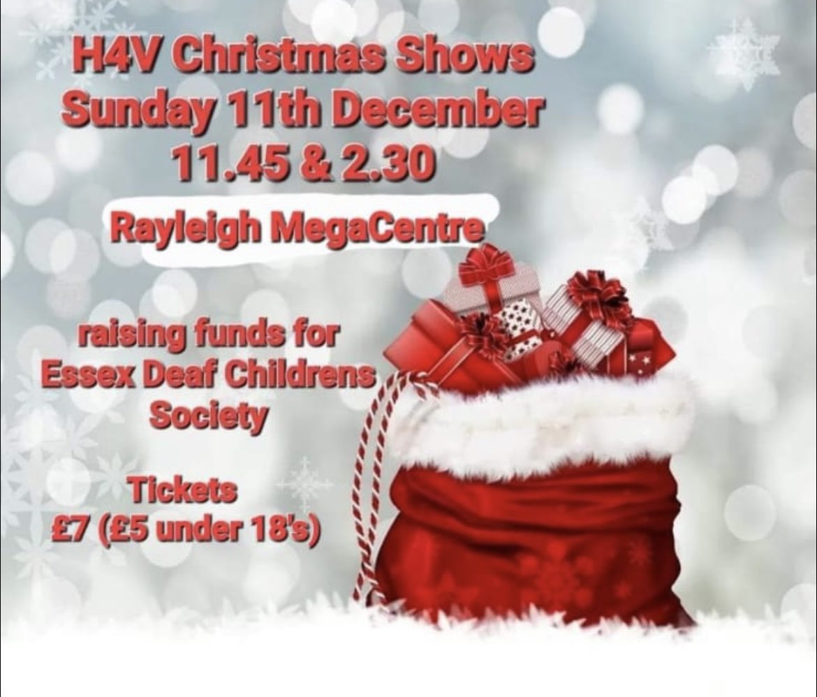 Really looking forward to seeing my lovely friend <a href="/miss_coops11/">jen</a> in this! Come down and support a fantastic cause if you can, a wonderful accessible Christmas show for all- all the songs are fully signed 😊 #BSL #handsforvoices