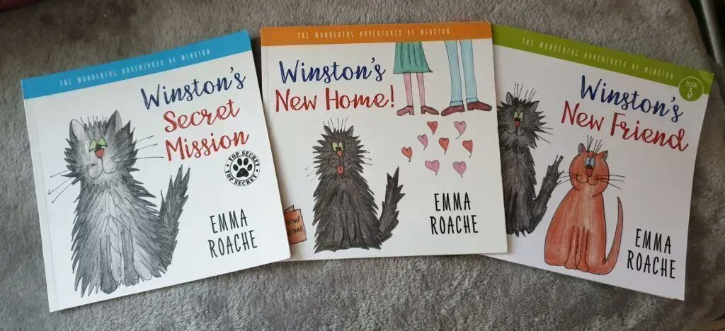 Winston_Man_Cat's tweet photo. Looking for a gift which just keeps giving for the little ones in your life?  You can get all 3 signed copies, for just £21.00 plus postage and packaging.  The Wonderful Adventures of Winston or you can buy copies direct using this link https://t.co/90HnodeLse https://t.co/IXh9m6gQzx