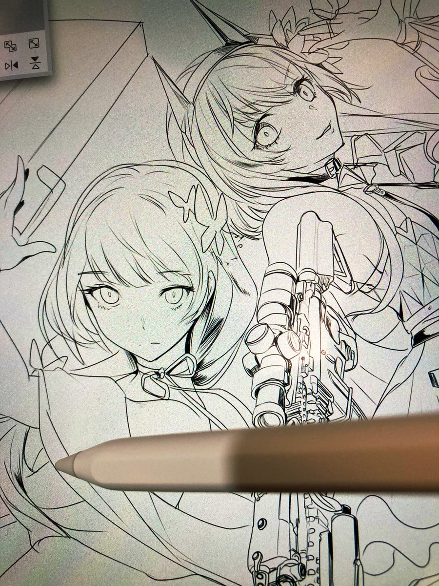 2万年ぶりくらいに趣味絵描いてるよ。 