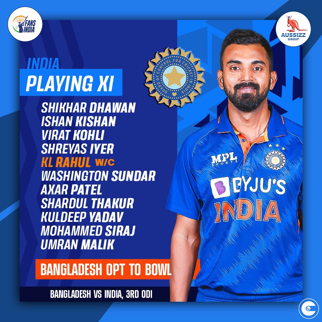 FIndiaofficial's tweet photo. . @ishankishan51 &amp; @imkuldeep18 come in place of @ImRo45 &amp; @deepak_chahar9. @klrahul is leading! 

📸 Getty 

🇮🇳 #FansIndia @aussizz #Cricket #Fans #IndianFans @circleofcricket #BanvInd 

Powered by @Crick_buster ✅ https://t.co/BeQKD4gVlR