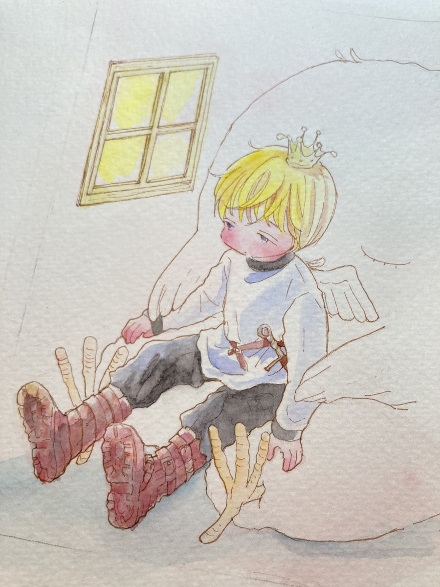 「」|チコリ@✨🐸羽根🪶としっぽ展のイラスト