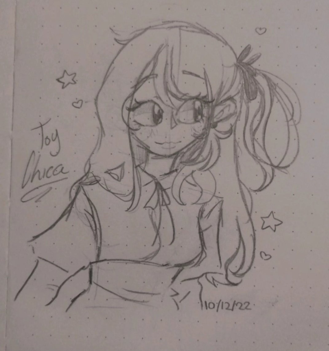 AkamineSuemi's tweet photo. Vi algo de que iba a volver #FNAFHS y dibuje a mi personaje fav. de ese entonces y alv la diferencia de un dibujo que demore 15 minutos actual y otro de casi 1h antiguo xd.
2022 / 2018 https://t.co/7A4wNL8zYE