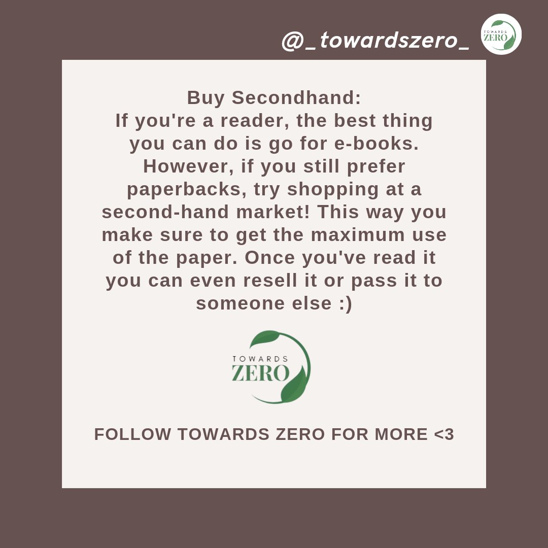 towards_zero2's tweet image. Simple Solution Saturday: Week 3 

Here's a simple solution for fellow book lovers! 🪴🤍

#towardszero #simplesolution #simplesolutionsaturday #sdg #UNSDG #environment #nature #reuse #reducereuserecycle #recycle #sustainable #bookstagram #book #books #booklover
