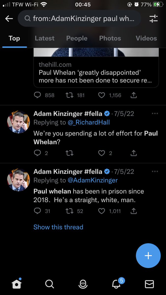BigRedCeltTT's tweet photo. Fun fact: the first time Adam used Paul Whelan’s name in a tweet was on 7/5/22, because of Griner.
He received this letter three years ago. The only time he tweeted about it was this time, again because of Griner.
Every tweet about Whelan was a reaction to Griner.
#ItsAShow https://t.co/IoDXfwUvLY