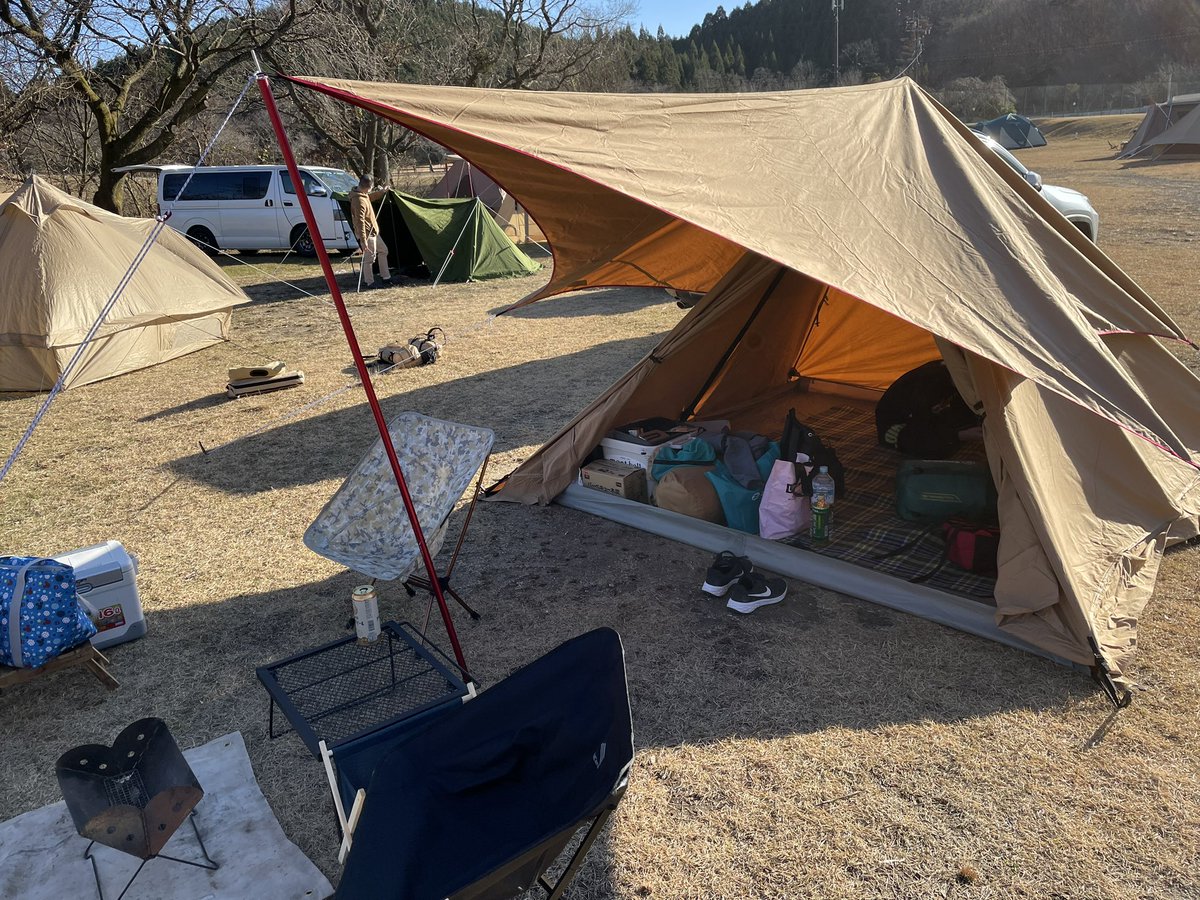 テンマクデザイン 公式 ムササビウィング13ft.TC “焚き火”version