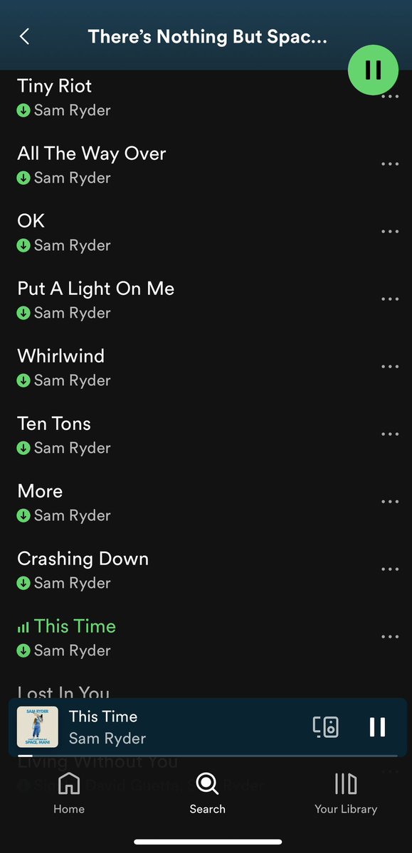Absolutely loving the new album by <a href="/SamRyderMusic/">Sam Ryder</a> #SamRyderAlbumOutNow #spaceman