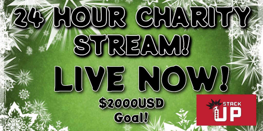 TheSpoopyBae's tweet photo. STREAMING NOW! 24 HOURS raising money for @StackUpDotOrg 💜Come by for some fun, games and giveaways!

https://t.co/Ggpc0dihLp https://t.co/cMQ2LkXHzI