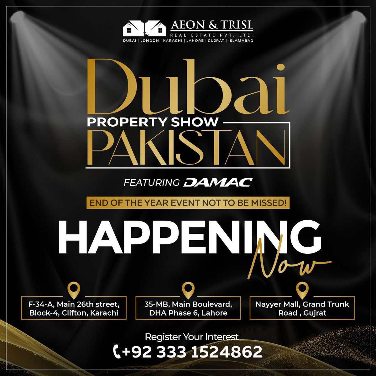 faizanmunaf's tweet photo. • Dubai Property Show in Pakistan •

#AeonTrislWorldwide #AeonTrislxDamac #InvestInDubai #InvestmentOpportunity #AeonTrisl #DAMAC #Dubai #SKarsaz #DecemberEvents #Gamechanger. https://t.co/flsBRA8xnm