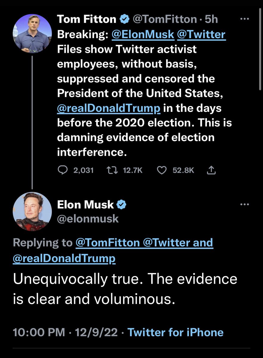 It's time for Senate hearings into what scheme @elonmusk is up to, what terrorist or foreign influence is involved, and what can be done to remove this public medium from his malign control.