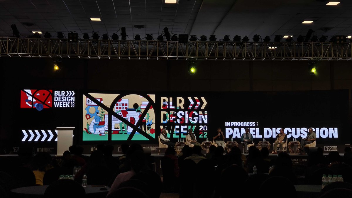 design_string's tweet image. Our Design team at #BLRdesignweek 2022. A 3-day #design event brings brilliant minds into the space to connect and collaborate.
Great vibes, exciting conversations, and insightful talks