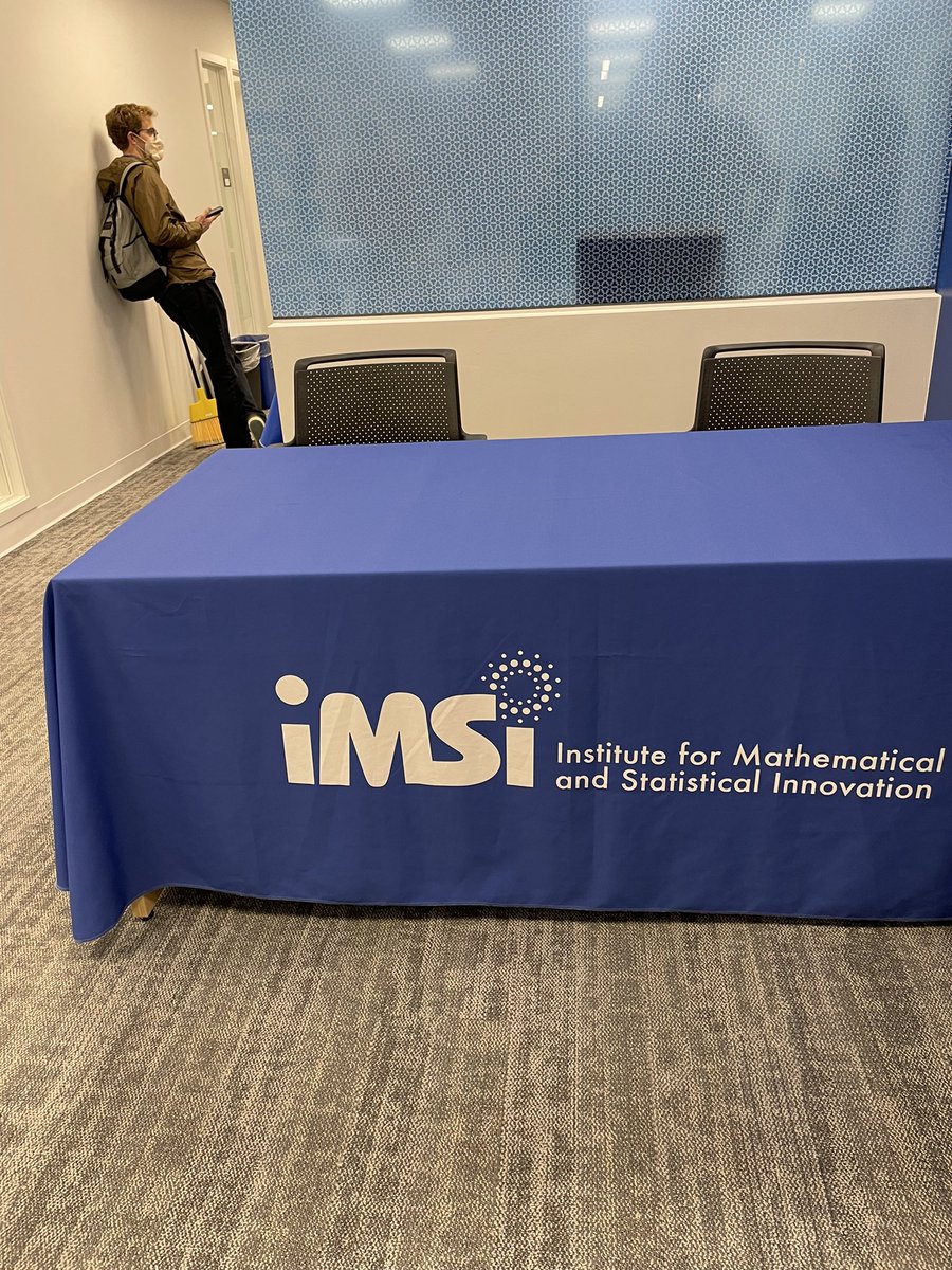LauraUIRP's tweet photo. Great to visit @UChicago Institute for Mathematical and Statistical Innovation #imsi today for our #climatechange workshop, proud to serve on their advisory board with very brilliant scholars who love their #chalkboards https://t.co/KEBC0f2Q4n