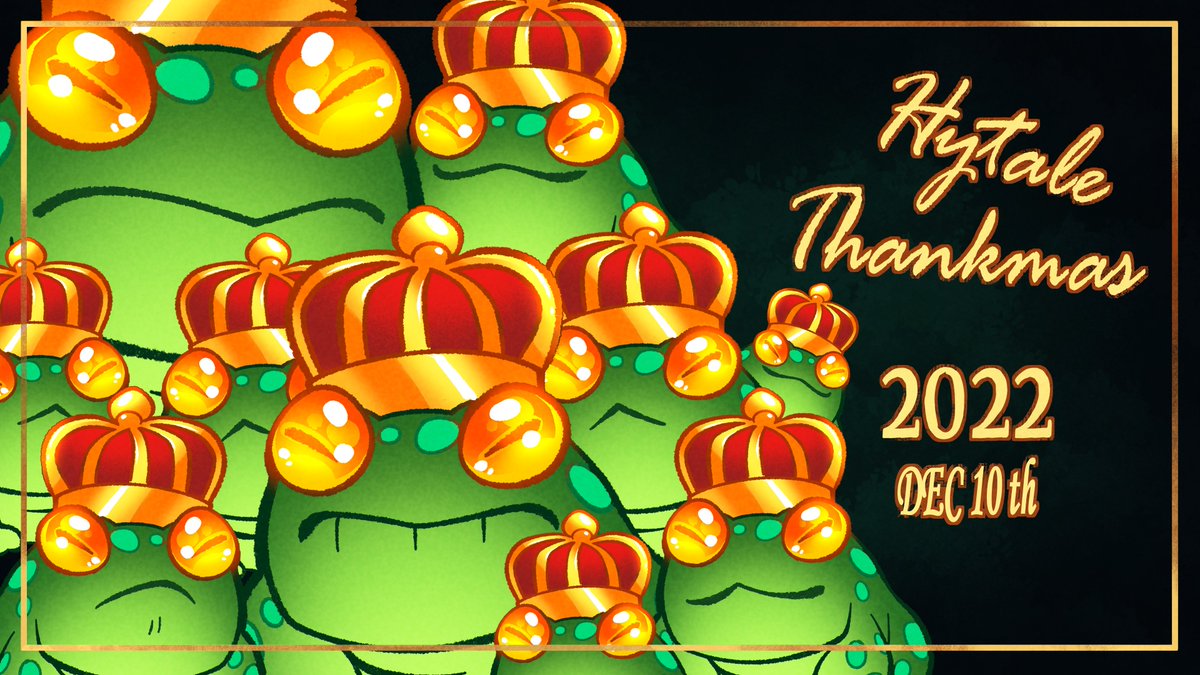 Lee (@crimzonkrow) on Twitter photo ๐ถThe Final Day ๐ถ
๐ถIt's Thankmas!๐ถ
๐ถHypixel gave to me๐ถ
Ten Toads a' Leaping๐ธ๐
9๐๐ฎ
8๐โฌ
๏ธ
7๐ธ๐ฆ
6๐โ๐จ๐ฌ๏ธ
5๐ท๐ช
4๐ข๐น
3 ๐๐
2๐ฆ๐ถ
1๐ก๏ธ๐๏ธ๐
Join us today at 11AM EST / 4PM GMT for the Thankmas Community Event!
โฌ๏ธโฌ๏ธ
youtube.com/watch?v=NHuH8Iโฆ
โฌ๏ธโฌ๏ธ
#HytaleThankmas #HytaleFanart ๐ถThe Final Day ๐ถ
๐ถIt's Thankmas!๐ถ
๐ถHypixel gave to me๐ถ
Ten Toads a' Leaping๐ธ๐
9๐๐ฎ
8๐โฌ
๏ธ
7๐ธ๐ฆ
6๐โ๐จ๐ฌ๏ธ
5๐ท๐ช
4๐ข๐น
3 ๐๐
2๐ฆ๐ถ
1๐ก๏ธ๐๏ธ๐
Join us today at 11AM EST / 4PM GMT for the Thankmas Community Event!
โฌ๏ธโฌ๏ธ
youtube.com/watch?v=NHuH8Iโฆ
โฌ๏ธโฌ๏ธ
#HytaleThankmas #HytaleFanart