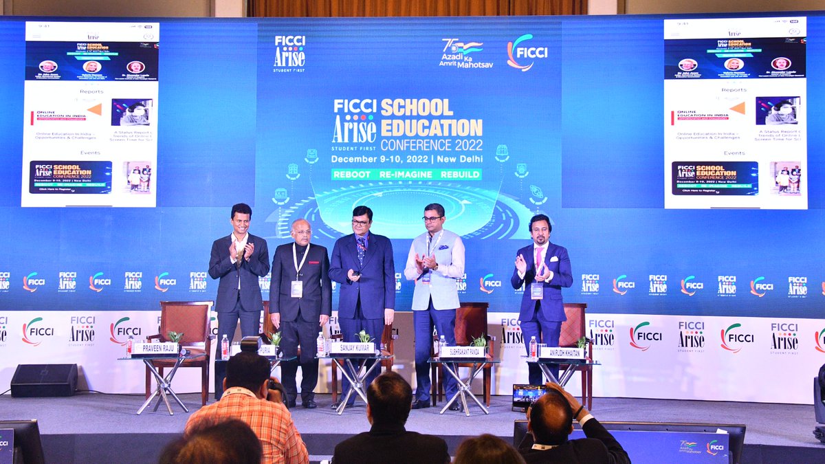 FICCI (@ficci_india) on Twitter photo Mr Sanjay Kumar, Secretary, School Education & Literacy, <a href="/EduMinOfIndia/">Ministry of Education</a> launched FICCI ARISE App at the 5th edition of the FICCI ARISE School Education Conference 2022. Mr Sanjay Kumar, Secretary, School Education & Literacy, <a href="/EduMinOfIndia/">Ministry of Education</a> launched FICCI ARISE App at the 5th edition of the FICCI ARISE School Education Conference 2022.