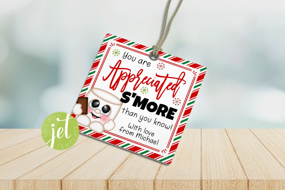 BallabioAdri's tweet photo. Excited to share the latest addition to my #etsy shop: Editable S'mores Appreciation tag, Staff Nurse Employee Volunteer Teacher Appreciation, Appreciated Smore than you know, Instant download https://t.co/NqQe723YHl #backtoschool #partyprintables #partyideas #instantd https://t.co/zthSZsfJhS