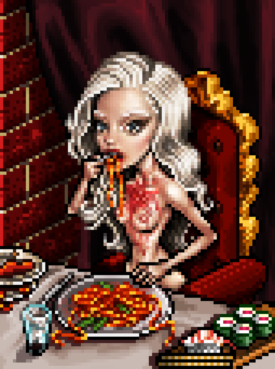 You know what's better than dinner? ME.
Everybody wants to taste a little bit of me, 'cause I am the main dish and you're not. 
Bon appetit! 🍽️💋💋
