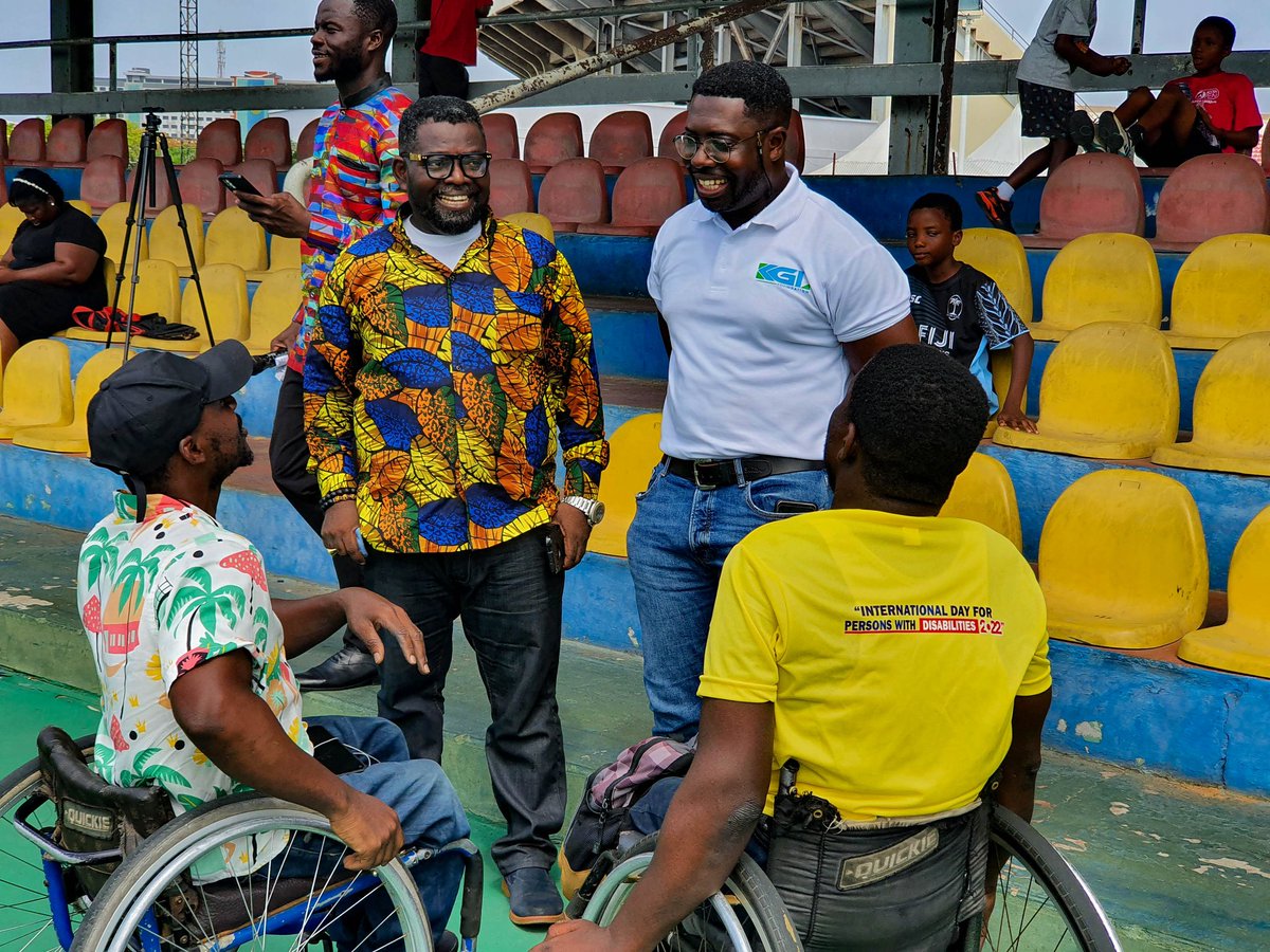 GAWBA_Official's tweet photo. We are grateful to everyone who made the launch of the Greater Accra #Wheelchair Basketball Community Games successful.
Together, let's support persons with disability.
Special thanks to the @FoundationKgl  

@SamArthur7
#IDPD2022
#DisabilityInclusion #SupportDisability https://t.co/nSVurjnFIV