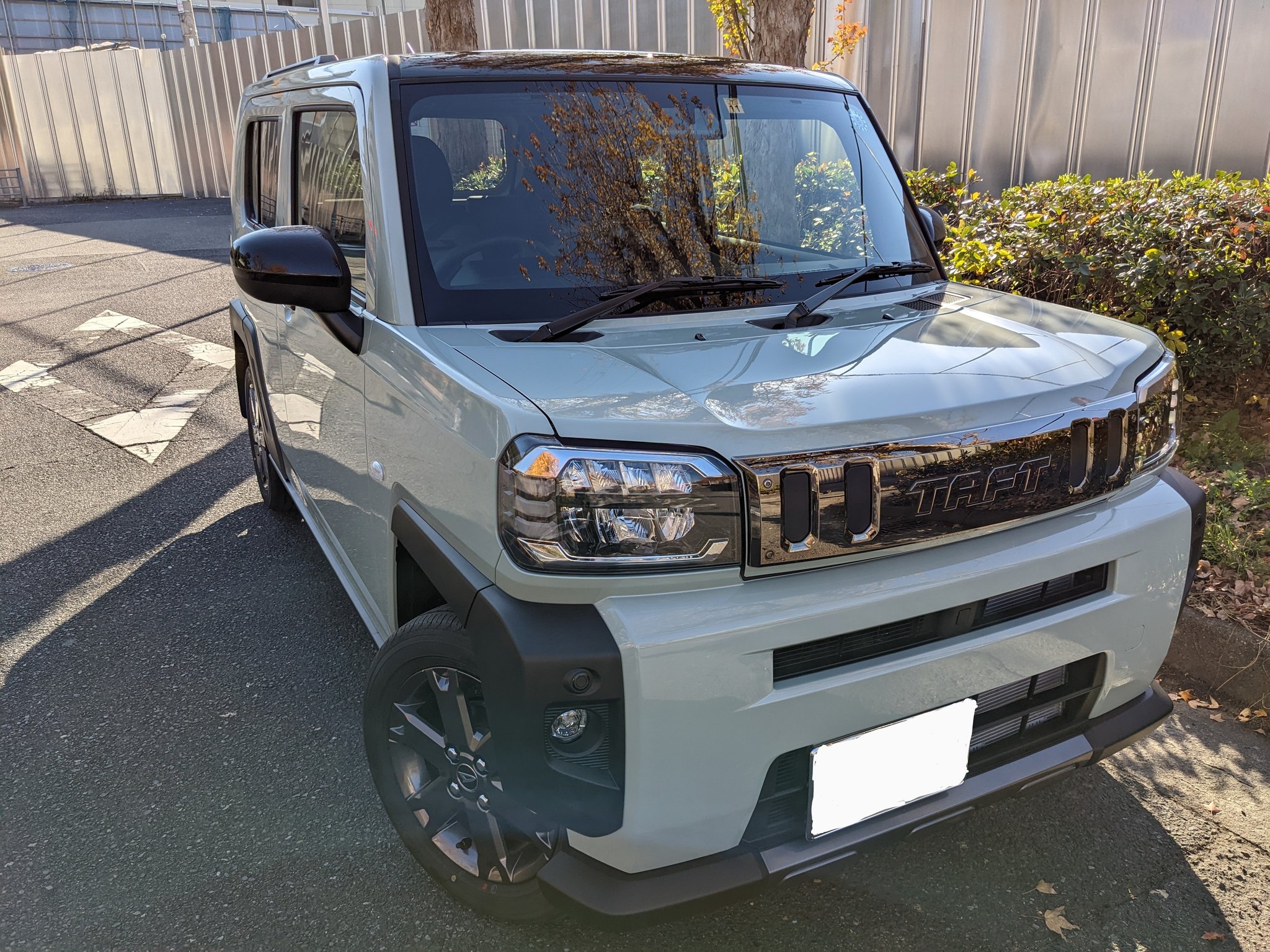 タフトン on Twitter "タフト 納車しました〜 セラミックグリーンメタリックです。 とりあえず報告で〜す。 わ〜い 走ってキマ〜す