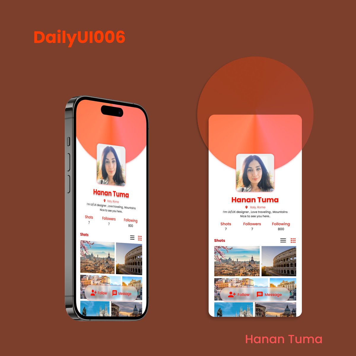 HananITuma's tweet photo. #DailyUI006
#DailyUI 
#DailyUIchallenge https://t.co/Izztd43Vwi