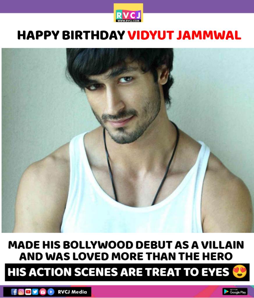 Happy Birthday <a href="/VidyutJammwal/">Vidyut Jammwal</a> 💖