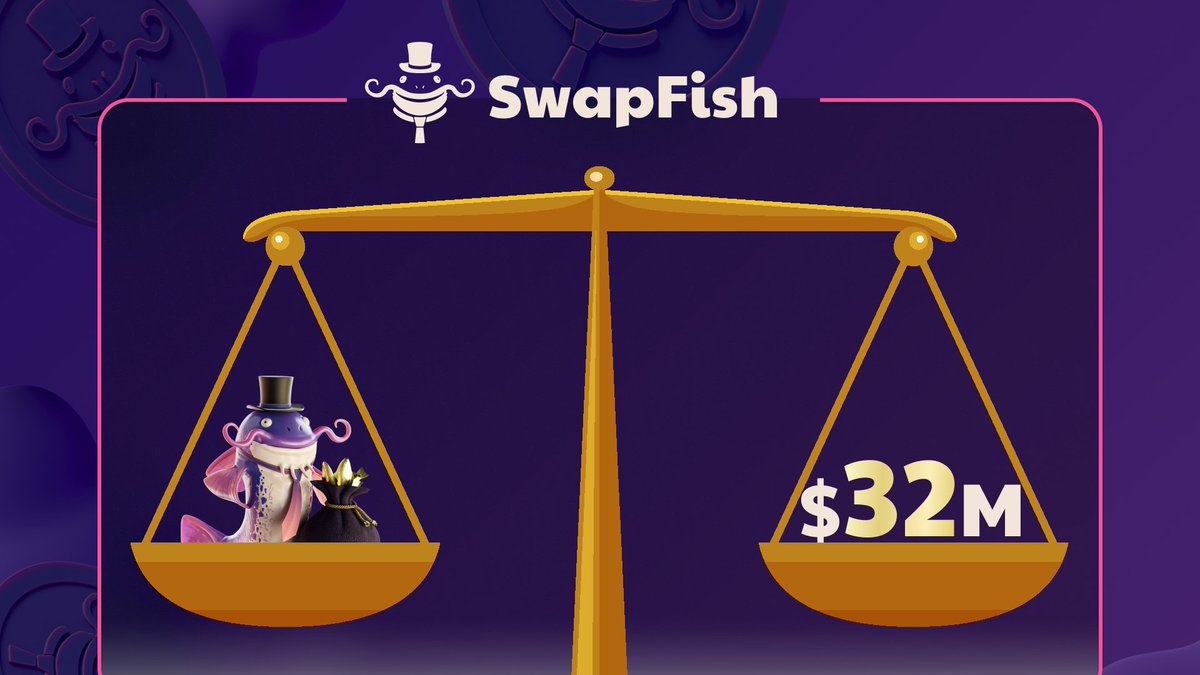 SwapFishFi's tweet photo. ๐ $32M TVL reached on SWAP FISH ๐
๐ Did you know number 32 is often associated with the symbolism of balance and harmony โ๏ธ
Join us and catch some $FISH tokens ๐ https://t.co/s5ALz1Wicl
$FISH #FISHSWAP #ARBITRUM $ARBI https://t.co/YOkiblxulm